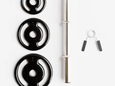 Gym Dumbbell 002 3D model