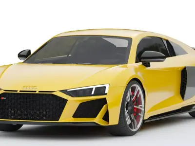 Audi R8 2019  3D model
