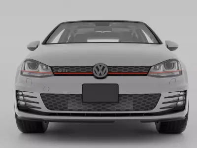 VW Golf GTI 3D model