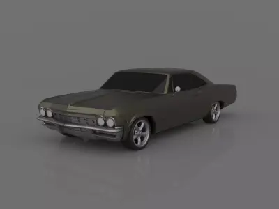 Chevrolet Impala 1965 Ready to Print STL Files 3D print model