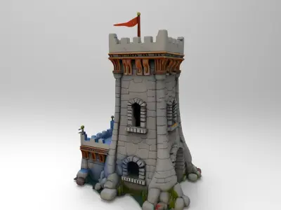 medieval monument 3D print model purchase