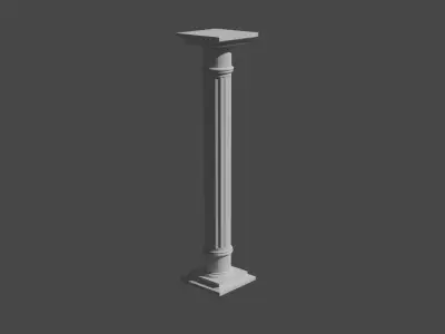Classical Column Free 3D model