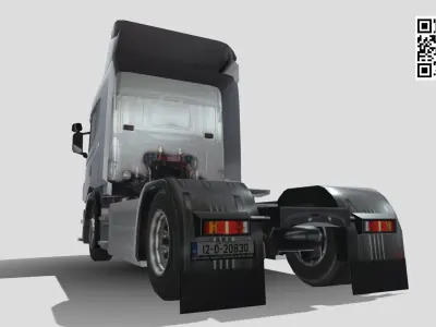 Generic truck Low-poly 3D model