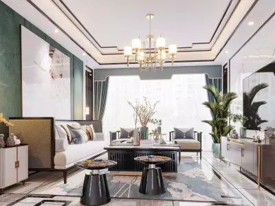 Luxury apartment 27 3D model