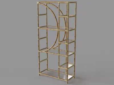 Justina Blakeney Etagere Bookcase 3D model
