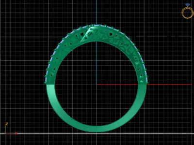 Two Head Women Ring 3DM Womens Ring 3d models 3D print model 3D print model 4