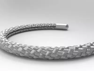 Gold Gents kada  Free 3D print model