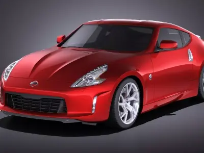 Nissan 370z 2017 VRAY 3D model