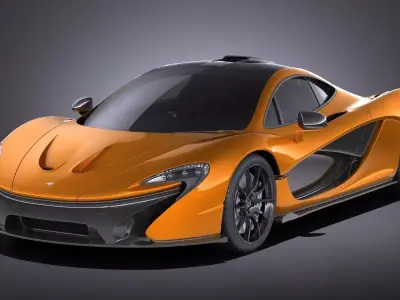 McLaren P1 Concept 2013 VRAY 3D model