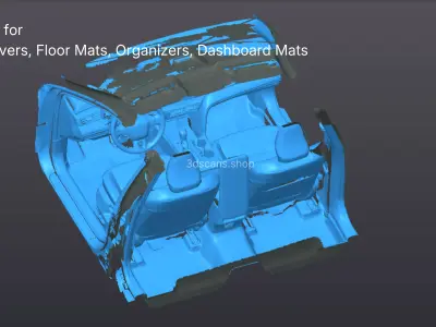 2025 Toyota Camry Interior High Accuracy 3D Scan for Design 3D model