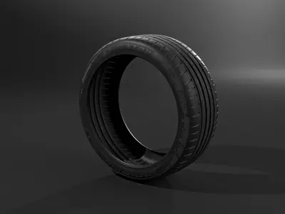 Tyre Dunlop 3D model
