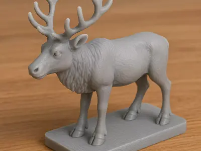 Reindeer 3D print model