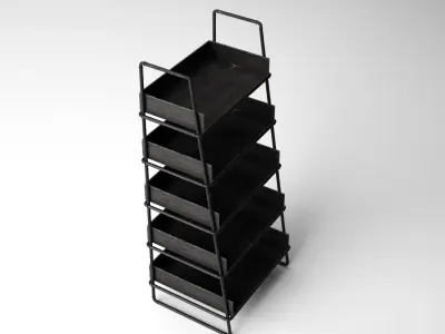 Home and Office - Book and Prop Shelf 3D model