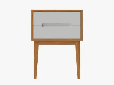 Bedside table 04 3D model