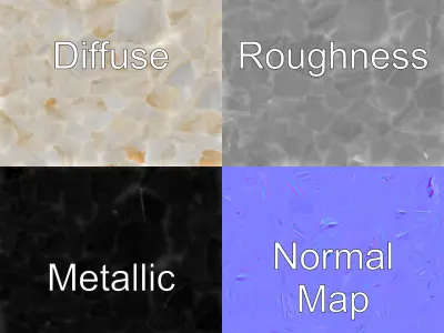 Graceful Classical Nymph Statue model pack Low-poly 3D model