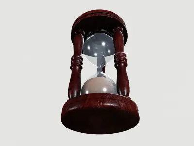 hourglasses Low-poly 3D model