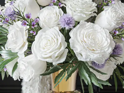 Flower Set 037 3D model