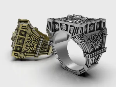 Jesus ring 3D print model purchase