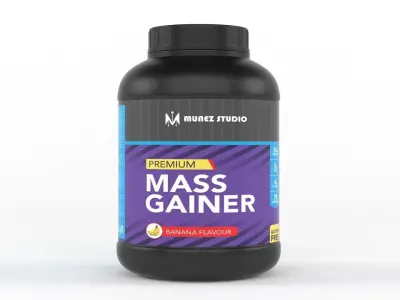 Protein Powder 3D model