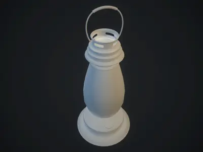 Candle 7 PBR Low-poly 3D model