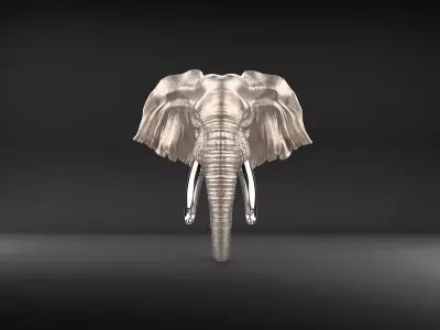 Elephant Door Knocker 3D print model