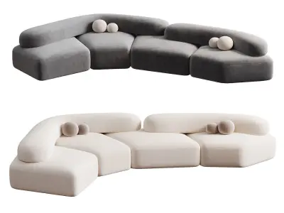ON THE ROCKS MODULAR SOFA 3D model