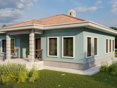 tip3 House Plans Architectural Drawings Modern House Plans 3D model