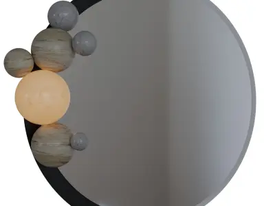 Titan Mirror by Hommes studio 3D model