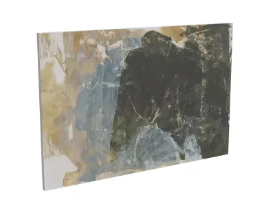 Shadow Of Gold Canvas Wall Art Decor 3D model