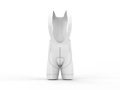 Mens Cycling Bib Shorts Biker Marvelous Designer UV MAP OBJ 3D model