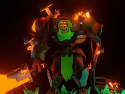 monster  Free low-poly 3D model