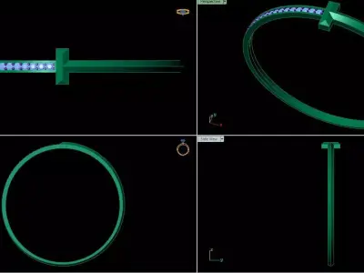 Tiffany Bangle 3D print model