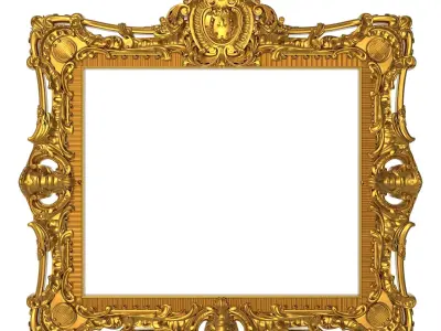 10 carved frames set 3D Model Collection