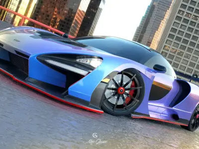 Mclaren - senna 3D model