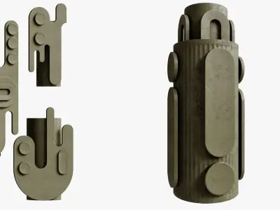Decorative Vases 3D model purchase