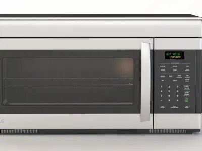 LG Non Sensor Over The Range Microwave Oven 3D model