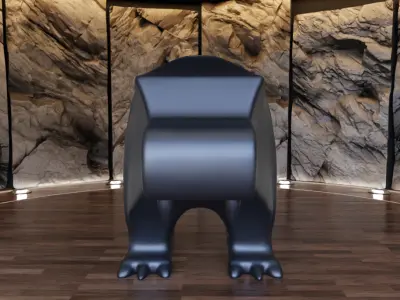 Tyrannosaurus Rex Creature Figure Art Toy  3D print model