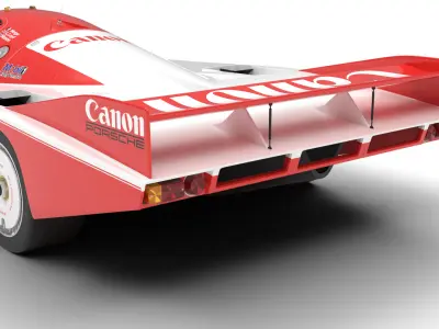 Porsche 956 Group C 1982 Canon Racing 3d model  3D model