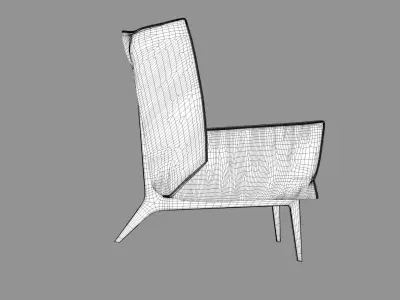 Frame Armchair  3D model