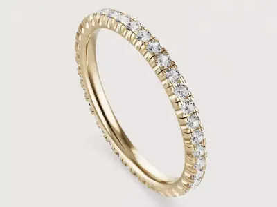 ETINCELLE - RING - 2MM VERSION 3D print model