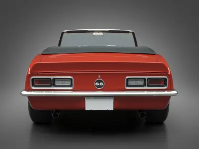 1968 Chevrolet Camaro SS Convertible 3D model