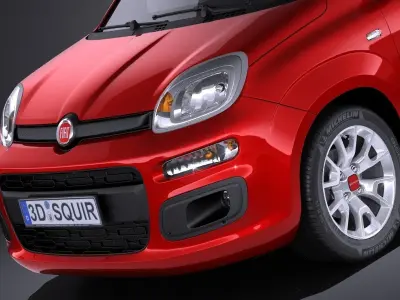 Fiat Panda 2017 3D model