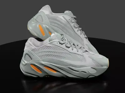 Yeezy 700 V2 Inertia 3D model