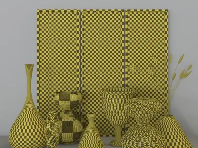 Decorative set M7 3D model