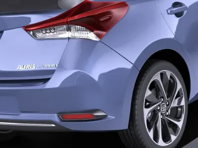 Toyota Auris 2018 VRAY 3D model