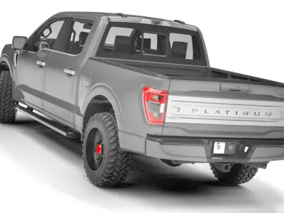 Generic Pickup 2022 Low-poly 3D model