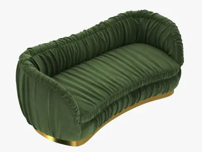 brabbu dakota velvet sofa 3D model