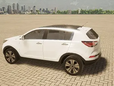 3d Twinmotion Car model- Kia Sport Age 3D model