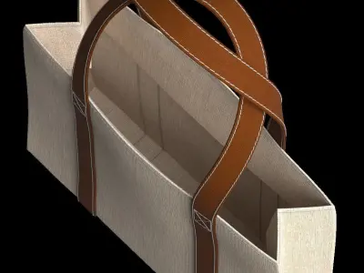 tote bag 3D model