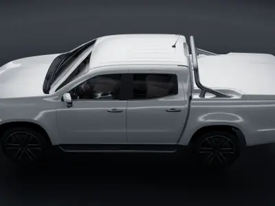 Mercedes Benz X Class 2018 Low-poly 3D model